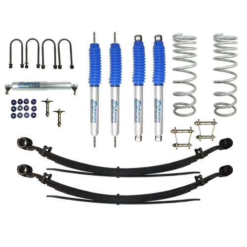 Superior Nitro Gas Twin Tube 2 Inch (50mm) Lift Kit Suitable For Toyota LandCruiser 78/79 Series V8 (Kit)