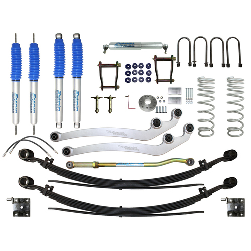 Superior Nitro Gas Twin Tube 4 Inch (100mm) Lift Kit Suitable For Toyota LandCruiser 78/79 Series V8 Pre 07/2016 (Kit)