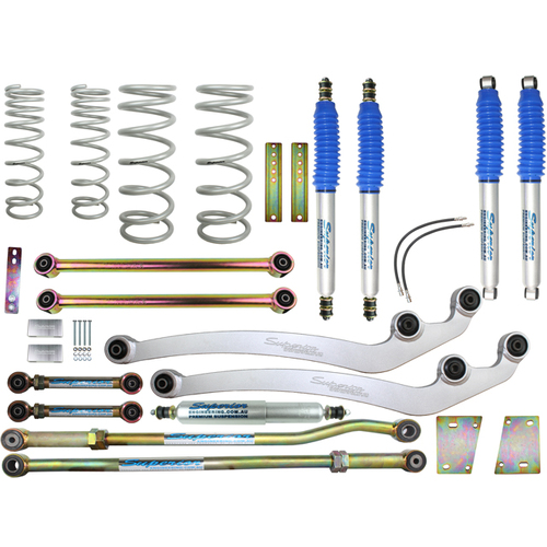 Superior Nitro Gas Twin Tube 4 Inch (100mm) Lift Kit Suitable For Toyota LandCruiser 80/105 Series (Kit)