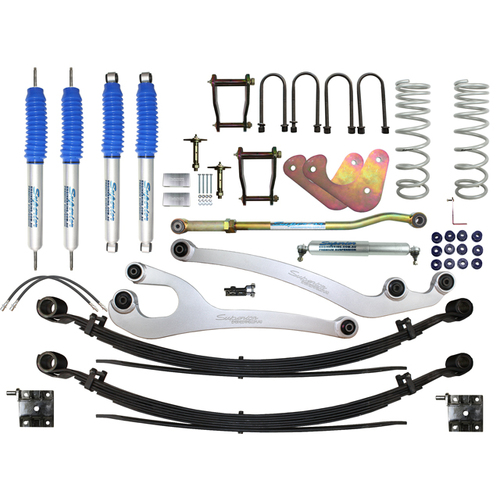 Superior Nitro Gas Twin Tube Superflex 3 Inch (75mm) Lift Kit Suitable For Toyota LandCruiser 78/79 Series 6 Cyl (Kit)