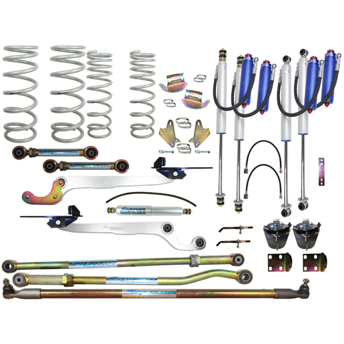 Superior Remote Reservoir 2.0 Hybrid Superflex 4 Inch (100mm) Lift Kit Suitable For Nissan Patrol GU 2000 on Wagon (Kit)