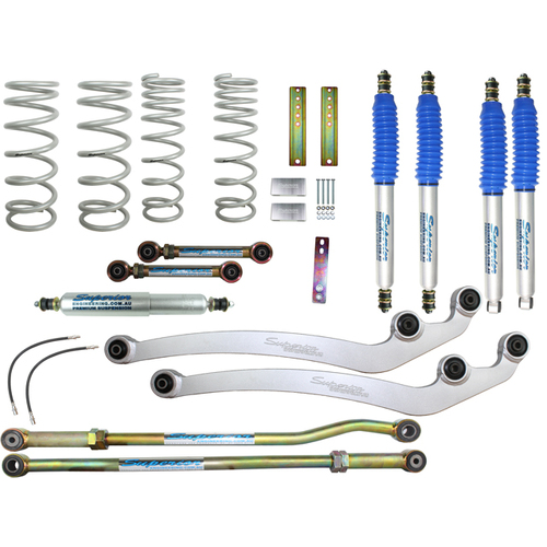 Superior Nitro Gas Twin Tube 3 Inch (75mm) Lift Kit Suitable For Toyota LandCruiser 80/105 Series (Kit)