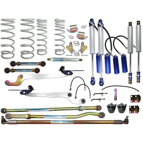 Superior Remote Reservoir 2.5 Hybrid Superflex Lift Kits Suitable For Nissan Patrol GQ (Kit) - SUP-RR2.5-HBSFKTGQ-XXX