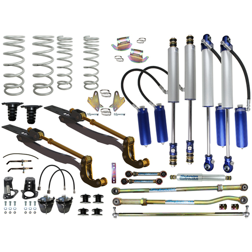 Superior Remote Reservoir 2.5 Hybrid 5 Link Lift Kits Suitable For Nissan Patrol GQ (Kit) - SUP-RR2.5-5LINKKTGQ-XXX