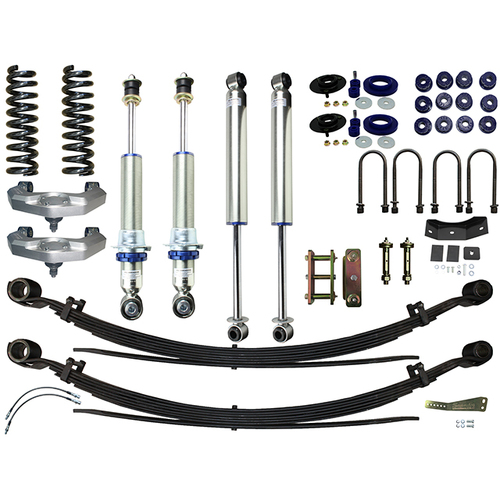 Superior Monotube IFP 2.0 4 Inch (100mm) Lift Kit Suitable For Nissan Navara NP300 2015-20 (Leaf Rear) (Kit)