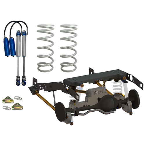 Superior Weld In Coil Conversion VSB14 Approved 2 Inch (50mm) Lift Kit w/2.5 Remote Reservoir Shocks (Rear Only) Suitable For Toyota LandCruiser 79 Se