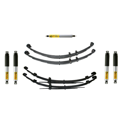 Superior 2 Inch (50mm) Lift Kit Suitable For Nissan Patrol MK with Tough Dog Adj Shocks (Kit) - MKSTFRTA