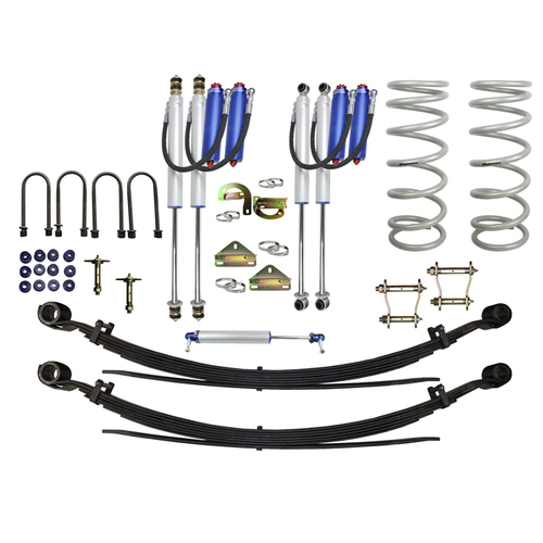 Superior Remote Reservoir 2.0 2 Inch (50mm) Lift Kit Suitable For Toyota LandCruiser 79 Series V8 Gen 2 Single Cab (Kit)