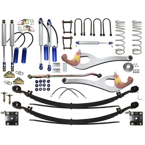 Superior Remote Reservoir 2.5 Hyperflex Lift Kits Suitable For Toyota LandCruiser 78/79 Series V8 8/2016 on (Kit) - SUP-RR25-7978G2HFK-XXX