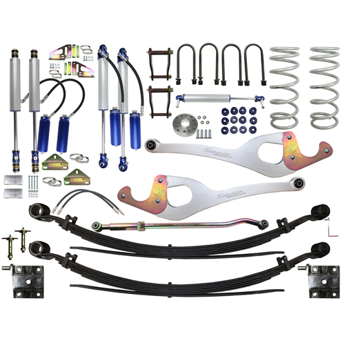 Superior Remote Reservoir 2.5 Hyperflex Lift Kits Suitable For Toyota LandCruiser 78/79 Series 6 Cyl (Kit) - SUP-RR25-796HFK-XXX