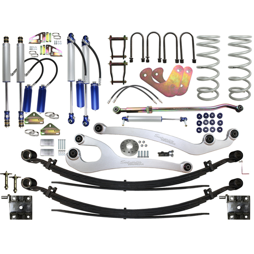 Superior Remote Reservoir 2.5 Superflex Lift Kits Suitable For Toyota LandCruiser 78/79 Series 6 Cyl (Kit) - SUP-RR25-796SFK-XXX