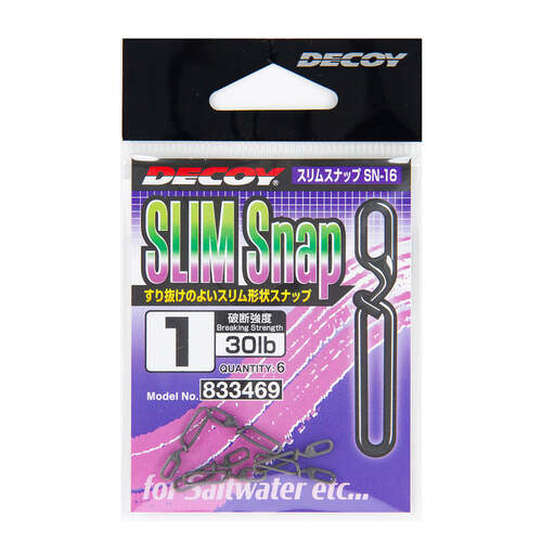 Decoy 83346 Slim Snap #1 Pkt 6