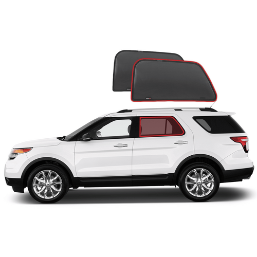 Ford Explorer 5th Generation Car Rear Window Shades (U502; 2010-2019)