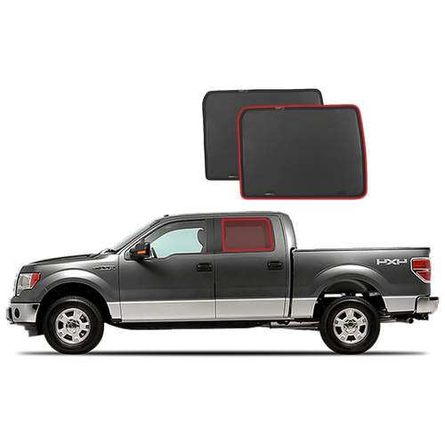 Ford F-Series 12th Generation Crew and Double Cab Car Rear Window Shades (2009-2014)