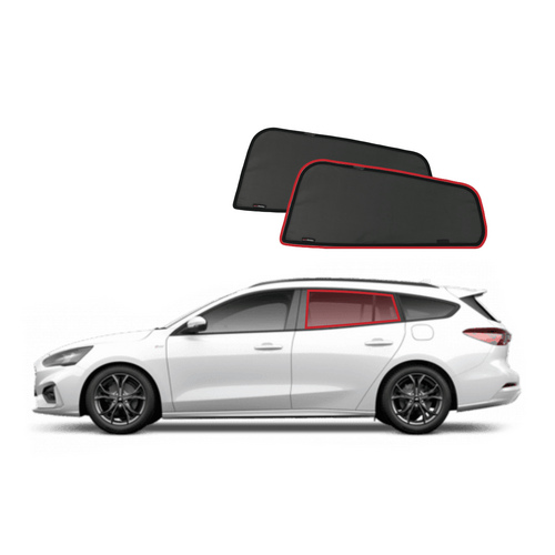 Ford Focus Wagon 4th Generation Car Rear Window Shades (C519; 2018-Present)