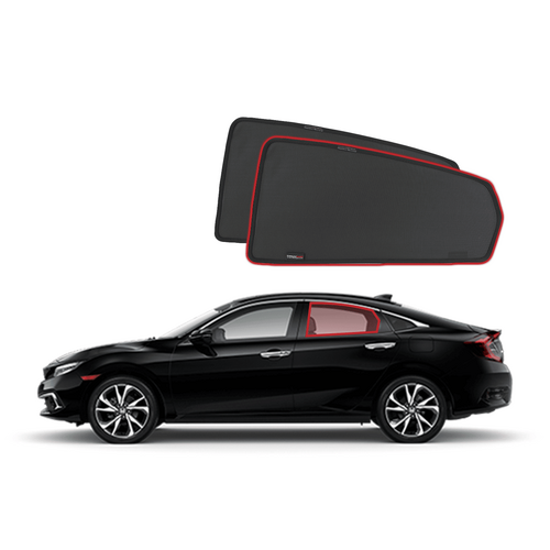 Honda Civic Sedan 10th Generation Car Rear Window Shades (2016-2022)