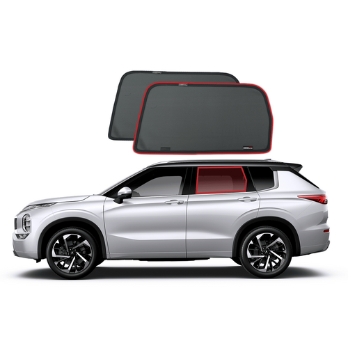 Mitsubishi Outlander 4th Generation Car Rear Window Shades (GN; 2021-Present)