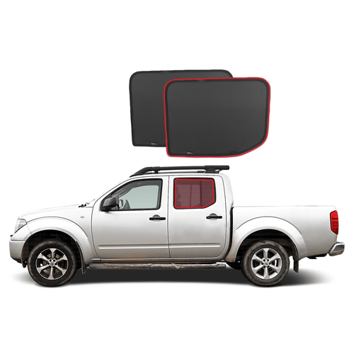 Nissan Navara 2nd Generation Car Rear Window Shades (D40; 2004-2021)*