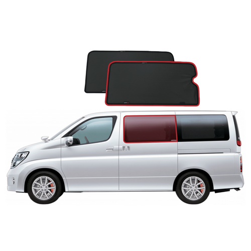 Nissan Elgrand 2nd Generation Car Rear Window Shades (E51; 2002-2010)*