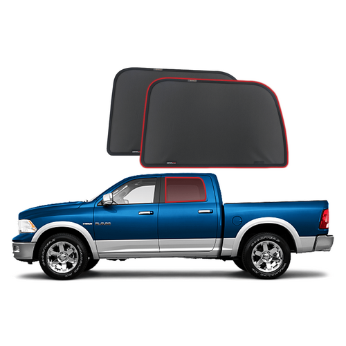 Dodge RAM/RAM Pickup Crew Cab Car Rear Window Shades (DS/DJ; 2008-Present)*