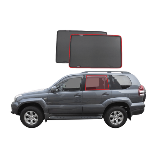 Toyota LandCruiser Prado 120 Series | Lexus GX 470 Car Rear Window Shades (J120; 2003-2009)