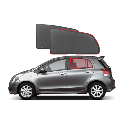 Toyota Yaris/Vitz Hatchback 2nd Generation Car Rear Window Shades (XP90; 2006-2011)