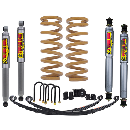 Tough Dog Suspension Kit To Suit Toyota Landcruiser 71, 74 Series (Coil/Leaf) No Bullbar/Alloy Bullbar - 40Mm Lift- Foam Cell