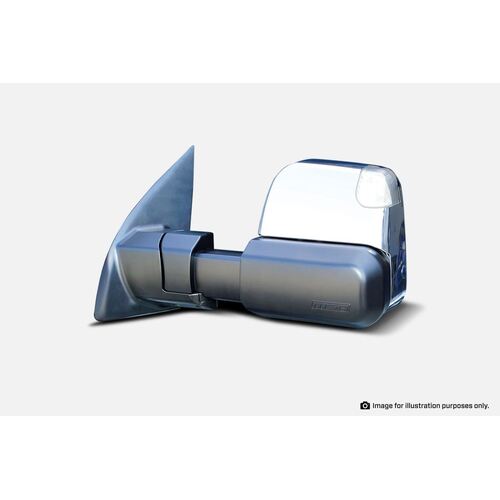 Msa Towing Mirrors (Chrome, Electric, Indicators, Blind Spot Monitoring) To Suit Tm1203 - Mitsubishi Pajero Sport 2015-Current