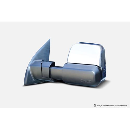 Msa Towing Mirrors (Chrome, Manual) To Suit Tm801 - Isuzu D-Max 2012-Sept 2020