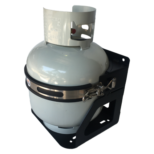 9kg Gas Bottle Holder REAR, BASE or ROOF Mount