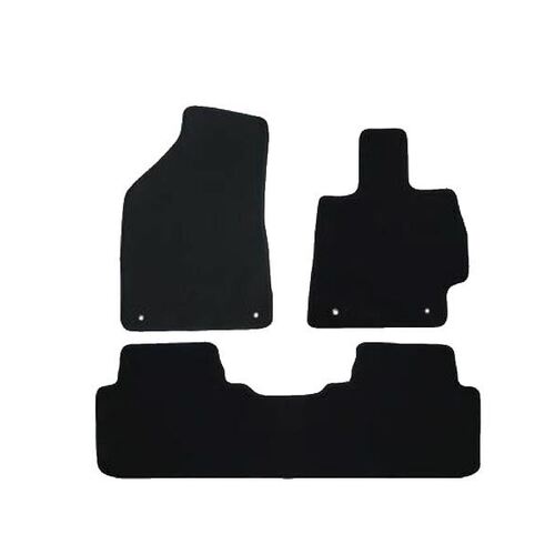 Floor Mats For Kia Rio JB Jan 2007 - Aug 2011 Charcoal 3Pce