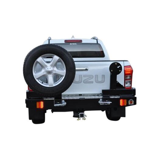 Twin Rear Spare Wheel Carrier to Suit Isuzu D-Max 06/2011-06/2020