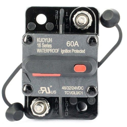 Heavy Duty 100amp VES Circuit Breaker with Manual Reset