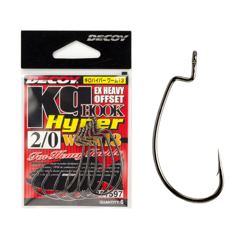 Decoy 81158 Worm Hook 13 #1/0 Pkt 7