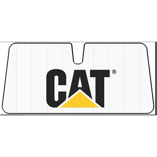 CAT Icon Black Front Sunshade Licensed