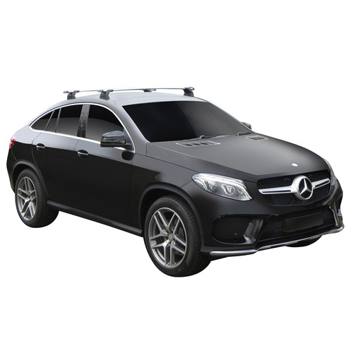 Yakima ThruBar 135cm Silver Pair (S17Y) To Suit Mercedes-Benz GLE 5dr Coupe /2015-05/2019