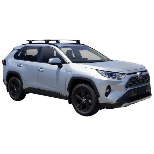 Yakima ThruBar 120cm Silver Pair (S16Y) To Suit Toyota Rav4 5dr SUV 05/2019-/On