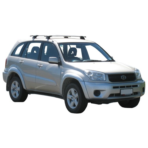 Yakima ThruBar 120cm Silver Pair (S16Y) To Suit Toyota Rav4 20 Series 06/2000-01/2006