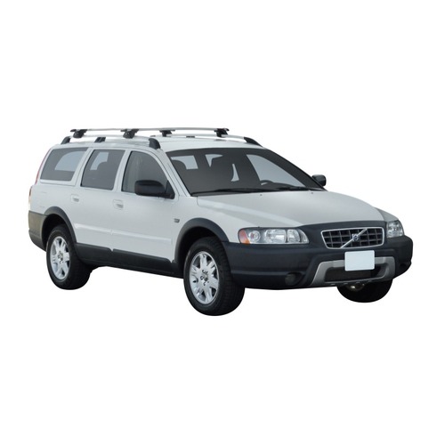 Yakima ThruBar 120cm Silver Pair (S16Y) To Suit Volvo XC70 5dr Wagon /2003-/2007