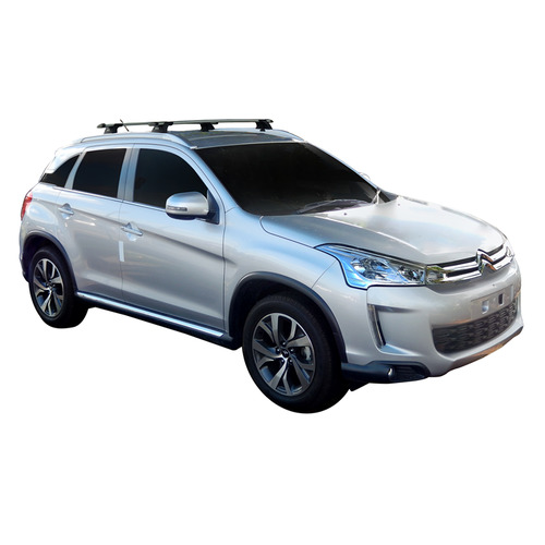 Yakima ThruBar 120cm Silver Pair (S16Y) To Suit Citroen C4 Aircross /2012-/On