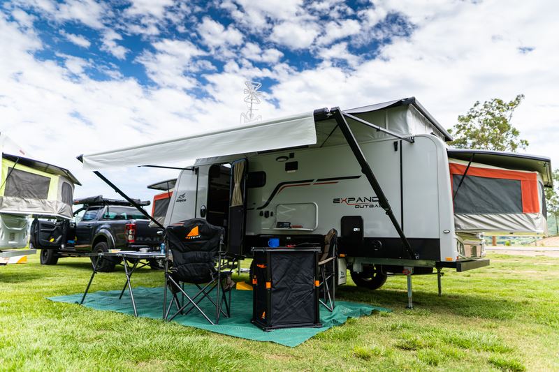 Towing a caravan vs camper trailer.